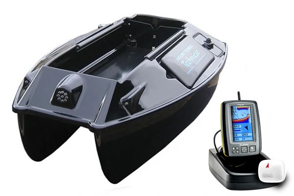 Angling Technics Technicat MK2 Bait Boat With Toslon TF640 Echo/GPS