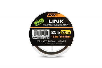 Fox Edges Link Trans Khaki Mono 25lb