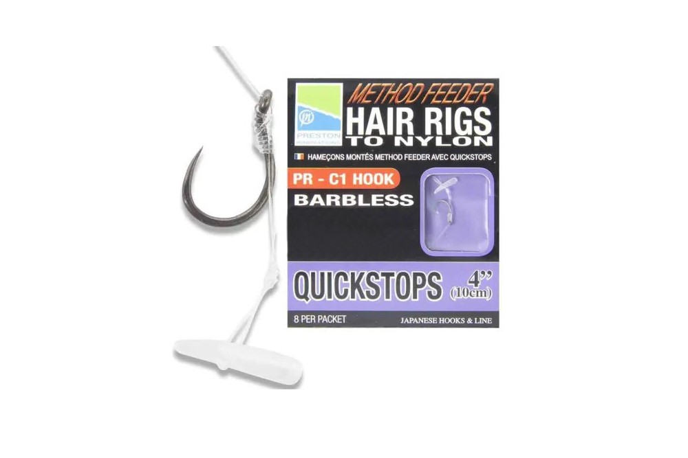 Preston Innovations 4 Inch Method Hair Rig Quickstop Size 18 HALF PRICE