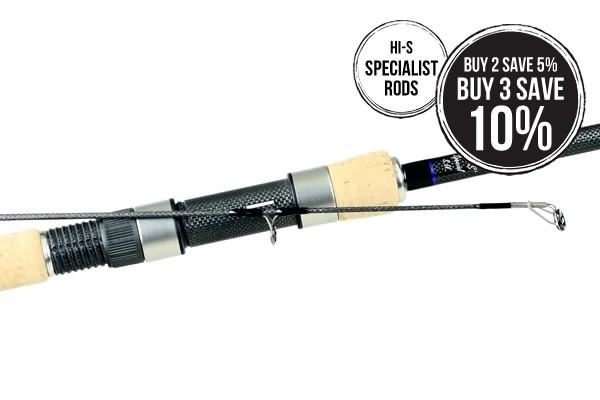 Free Spirit Hi S Specialist Barbel Rod, 13ft Heavy Water 2.75lb, Full Cork  Handle 40mm