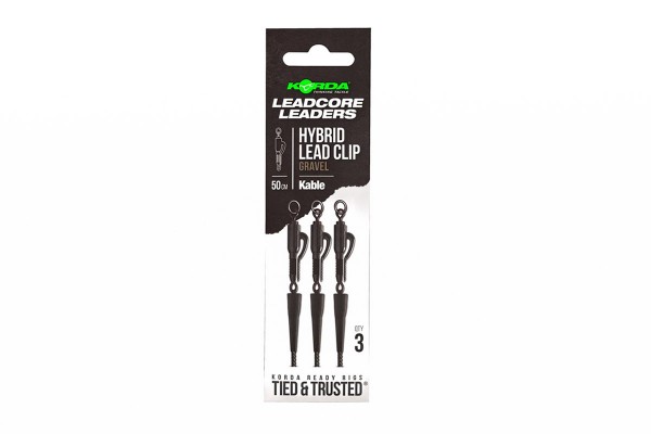 Korda Kable Leadcore Leader Hybrid Lead Clip 50cm