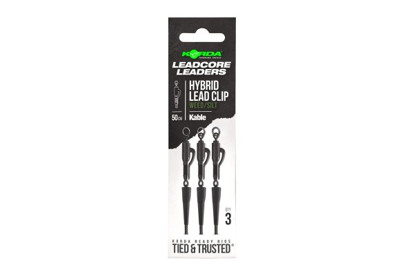 Korda Kable Leadcore Leader Hybrid Lead Clip 50cm