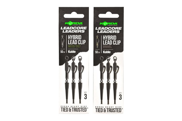 Korda Kable Leadcore Leader Hybrid Lead Clip 50cm