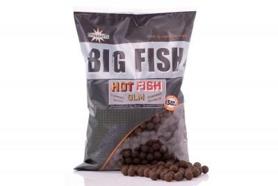 Dynamite Baits Big Fish Hot Fish & GLM Shelflife Boilies 1kg 15mm