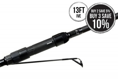 Free Spirit Hi S Black Carp Rod 13ft Ive Ti Forged 50mm