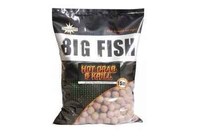 Dynamite Baits Big Fish Hot Crab & Krill Shelflife Boilies 1kg 15mm