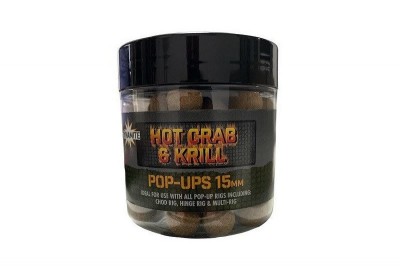 Dynamite Baits Hot Crab & Krill Foodbait Pop ups 15mm