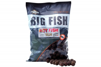 Dynamite Baits Big Fish Hot Fish & GLM Shelflife Boilies 1kg 26mm
