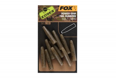 Fox Edges Camo Powergrip Tail Rubbers Size 7