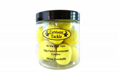Catmaster Oily Fish Crustaceans Combo Dumbells - Yellow