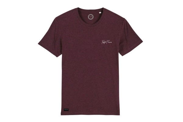 Forgotten Flavours Signature Tee - Heather Bordeaux