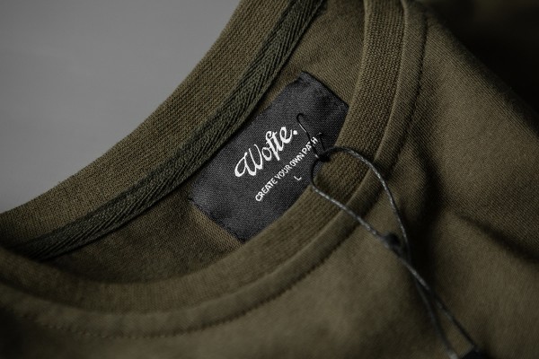 Wofte X Johnson Ross T Shirt - Olive CLEARANCE
