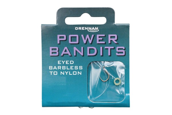 Drennan Power Bandits Hooks To Nylon Barbless