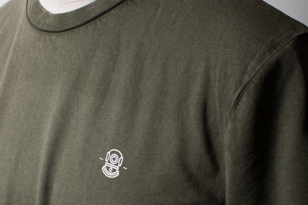 Subsurface Patina Basic Tee - Aged Olive