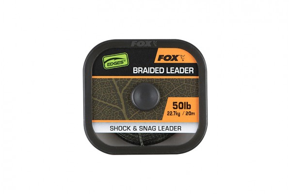 Fox Edges Naturals Braided Leader 20m