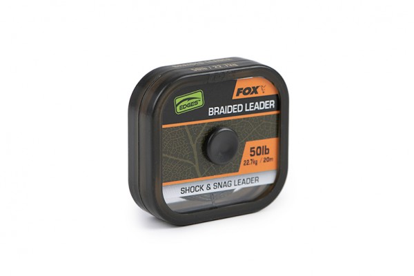 Fox Edges Naturals Braided Leader 20m