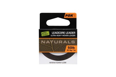 Fox Edges Naturals Leadcore 7m 50lb