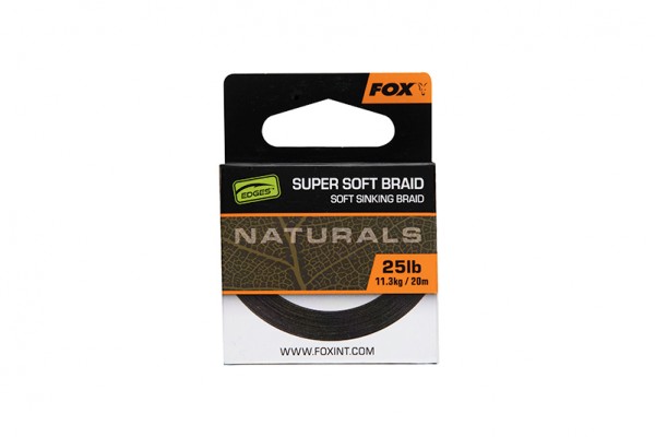 Fox Edges Naturals Super Soft Braid 20m