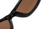 Fox Collection Wraps Green/Black Sunglasses - Brown Lens