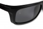 Fox Collection Wraps Black/Orange Sunglasses - Grey Lens