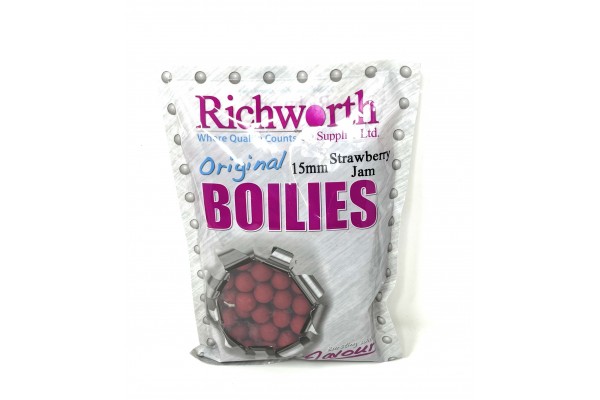 Richworth Strawberry Jam 15mm Shelflife Boilies 400g