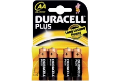 Duracell batteries AA 4 pack