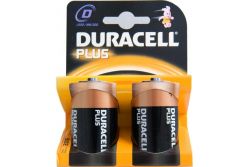 Duracell batteries D twin pack