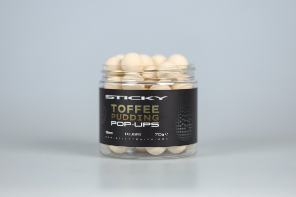 Sticky Baits x Johnson Ross Sticky Toffee Pudding Pop Ups 14mm
