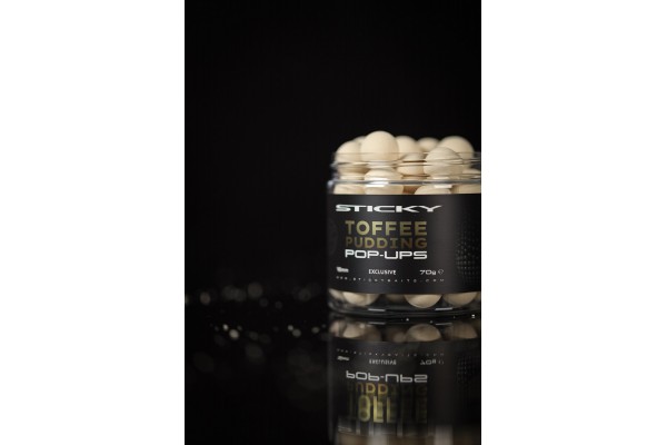 Sticky Baits x Johnson Ross Sticky Toffee Pudding Pop Ups 14mm