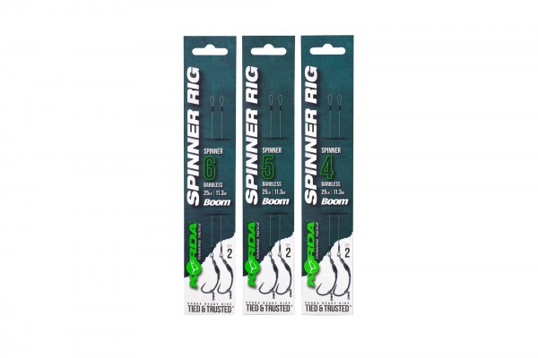Korda Spinner Rig Spinner Ready Tied Rigs x 2