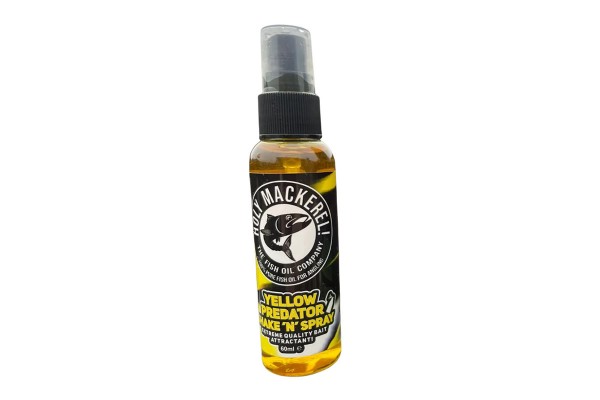Holy Mackerel Yellow Predator Shake n Spray 60ml