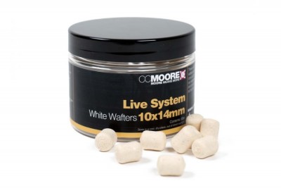 CC Moore Live System White Dumbell Wafters 10 x 14mm