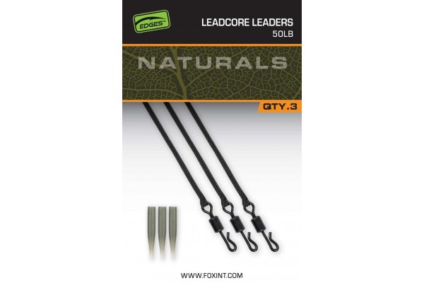 Fox Edges Naturals Leadcore Kwik Change Leaders 50lb