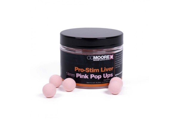 CC Moore Pro Stim Liver Pink Pop Ups 14mm