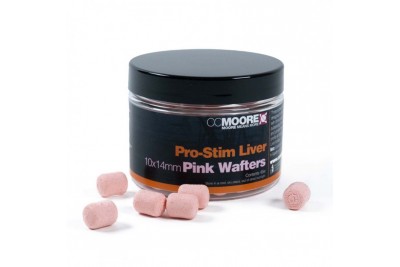 CC Moore Pro Stim Liver Pink Dumbell Wafters 10x14mm