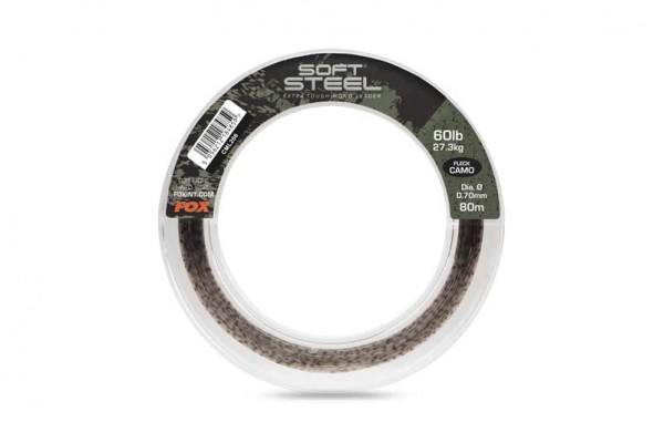 Fox Soft Steel Fleck Camo Leader