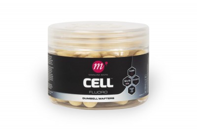 Mainline Baits Cell Fluoro Dumbell Wafters 12 x 15mm Mainline Baits Cell Fluoro Dumbell Wafters 12 x 15mm