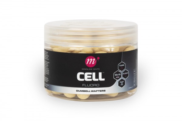 Mainline Baits Cell Fluoro Dumbell Wafters 12 x 15mm