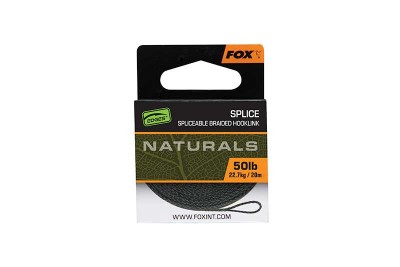 Fox Edges Naturals Splice Hooklink 50lb