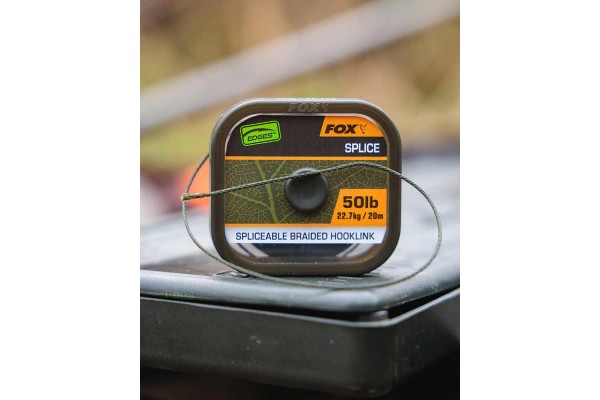 Fox Edges Naturals Splice Hooklink 50lb