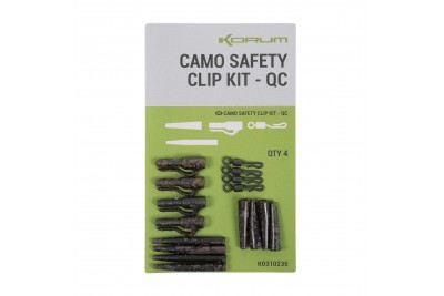 Korum Camo Safety Clip Kit QC