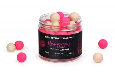 Sticky Baits Raspberry Bon Bon 16mm Pop Ups