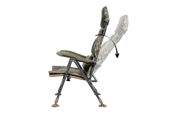 Trakker Levelite Camo Longback Recliner Chair