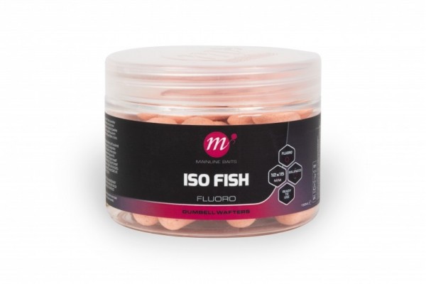 Mainline Baits ISO Fish Fluoro Dumbell Wafters 12 x 15mm