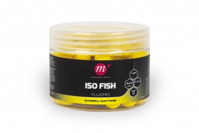 Mainline Baits ISO Fish Fluoro Dumbell Wafters 12 x 15mm Mainline Baits ISO Fish Fluoro Dumbell Wafters 12 x 15mm