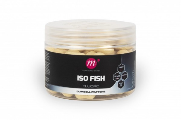 Mainline Baits ISO Fish Fluoro Dumbell Wafters 12 x 15mm