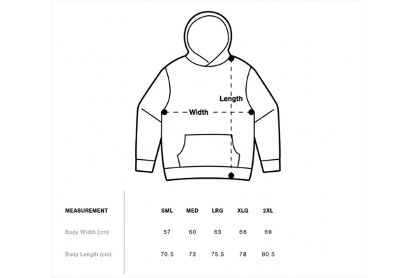Subsurface Script Low Key Overisze Hoody Cypress