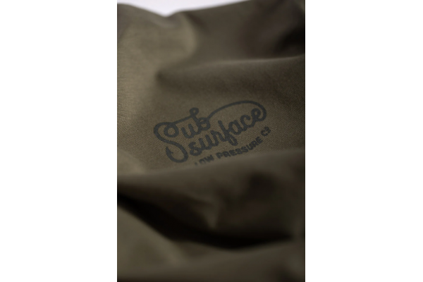 Subsurface Script Long Sleeve Olive Tee