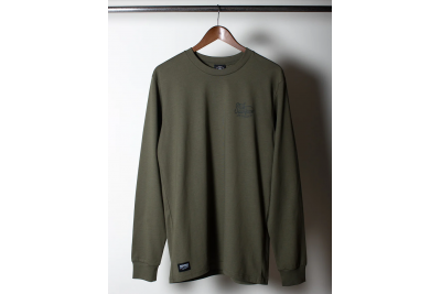 Subsurface Script Long Sleeve Olive Tee