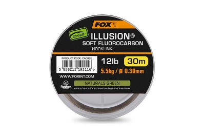 Fox Edges Illusion Soft Fluorocarbon Hooklink